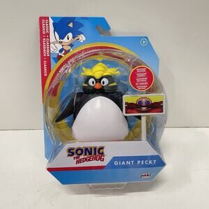 Sonic The Hedgehog Giant Pecky Action Figure Jakks Pacific 4" Classic